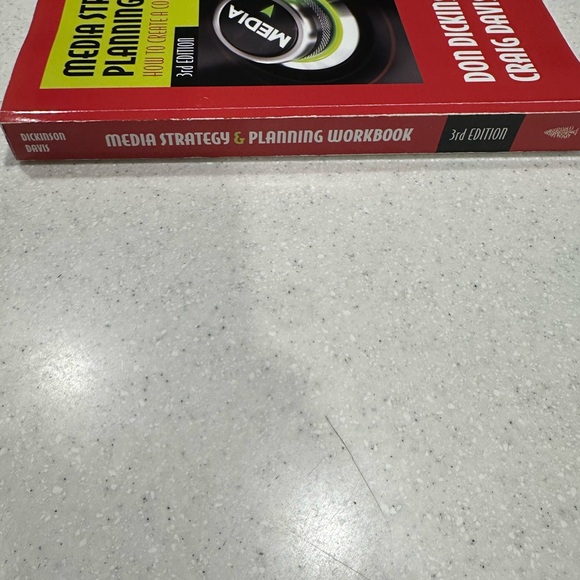 MEDIA STRATEGY & PLANNING WORKBOOK HOW TO CREATE A COMPREHENSIVE MEDIA PLAN
3rd - Picture 13 of 16